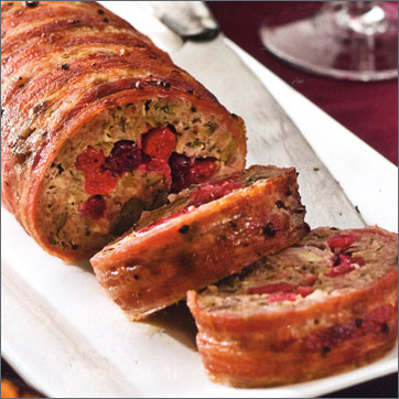 chestnut and cranberry roll