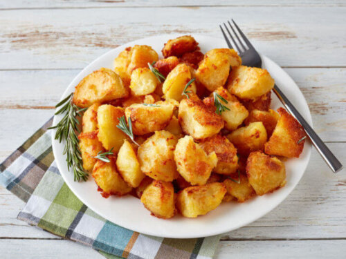 golden roast potatoes