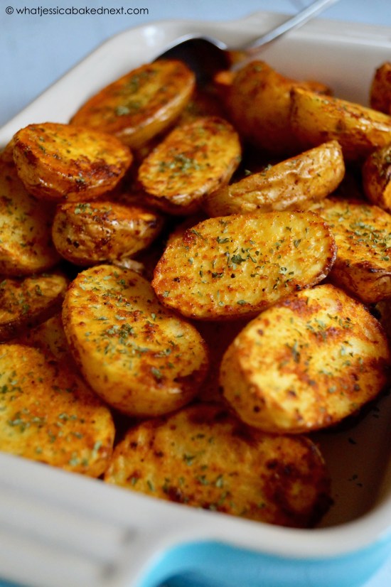 Roast potatoes with paprika