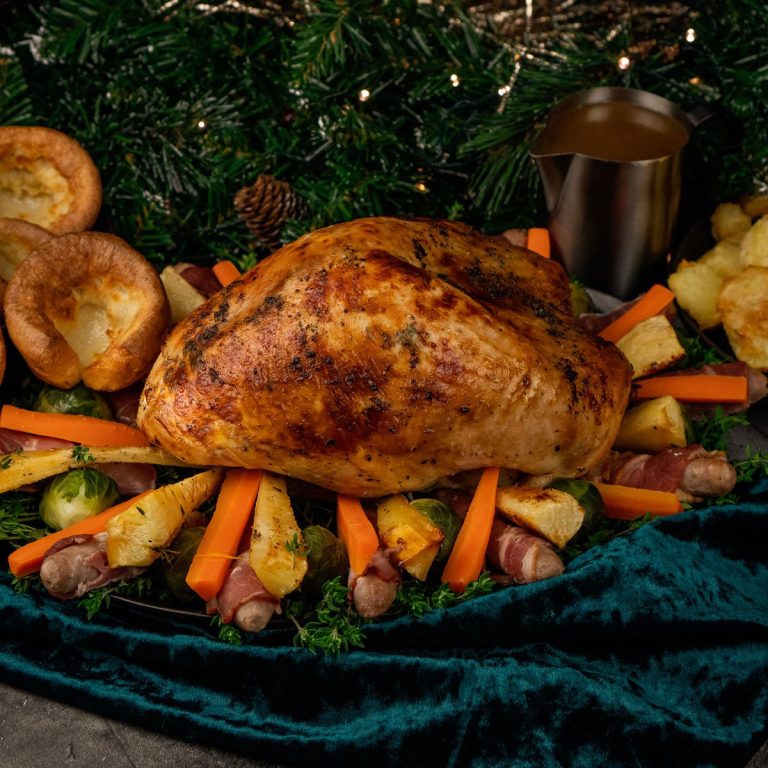 Healthy roast turkey crown