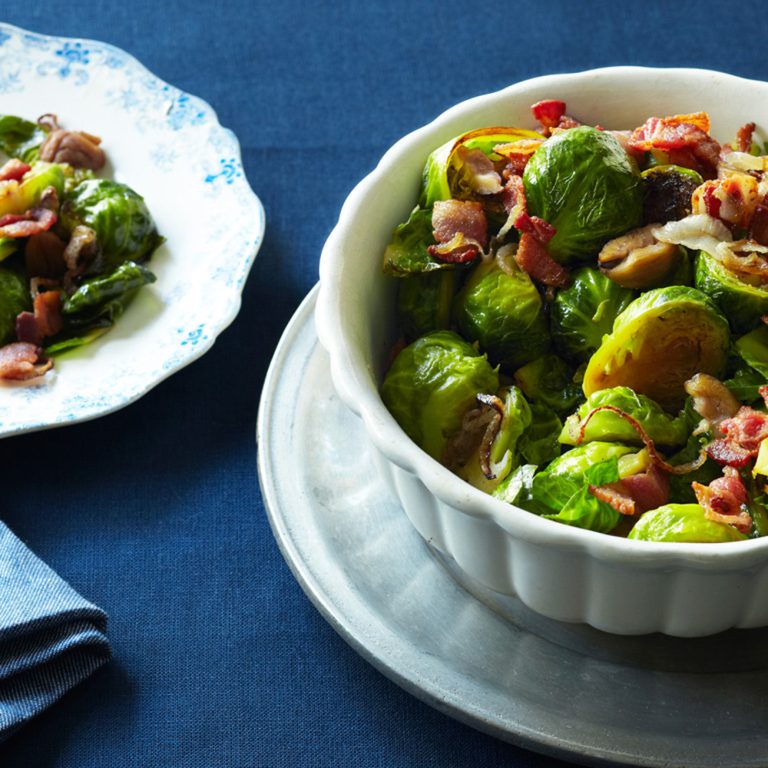 brussels sprouts with bacon and chestnuts