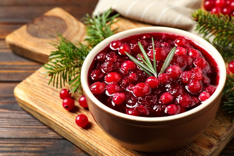 cranberry sauce with port and star anise