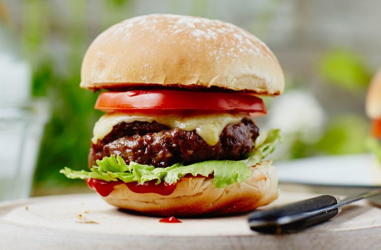 barbecue beef burger