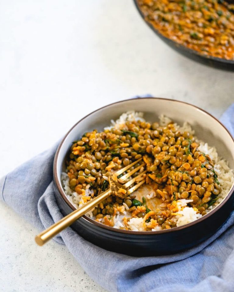 speedy lentil coconut curry