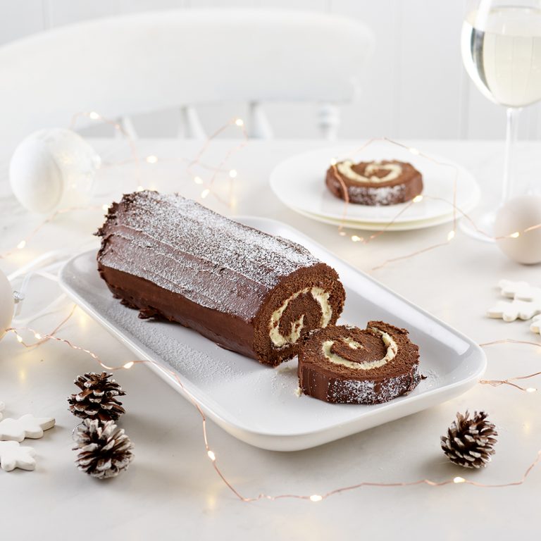 vegan yule log