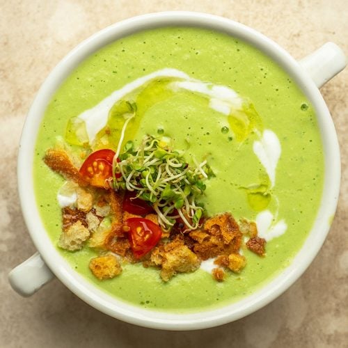 Easy green gazpacho