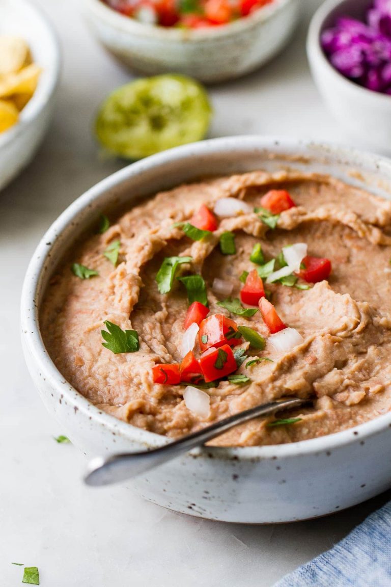 quick and easy refried beans